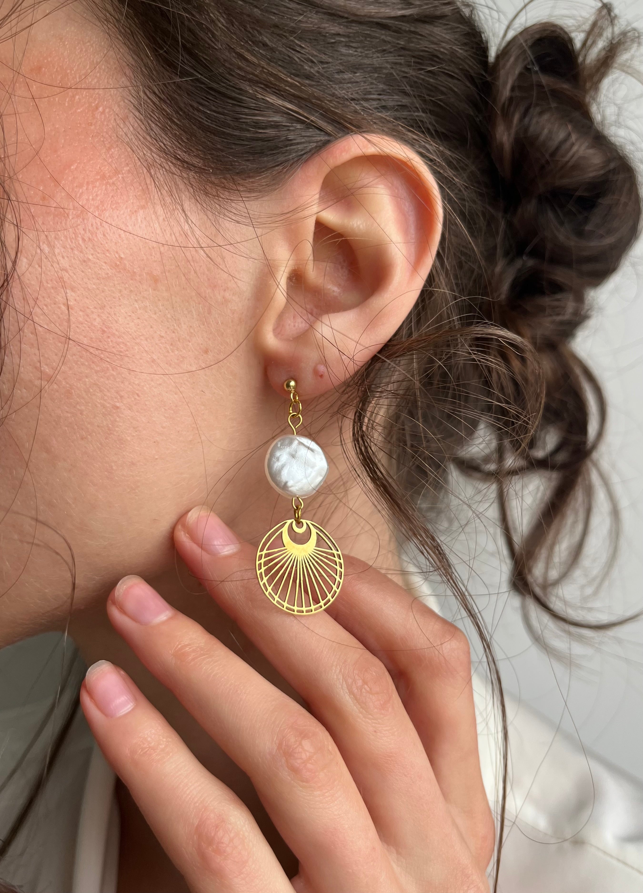 Boucles d'oreilles Alizéa