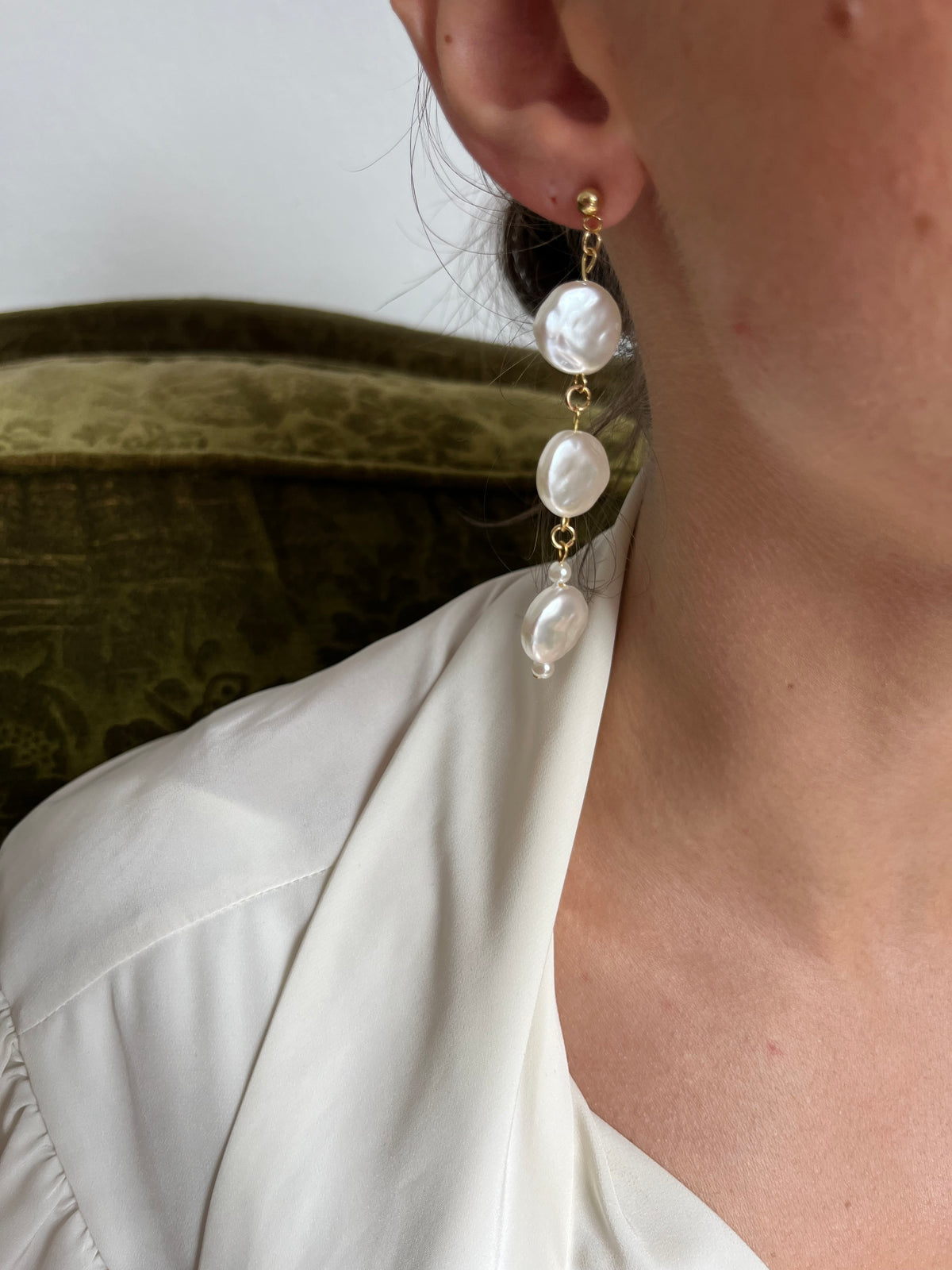 Boucles d'oreilles Perle
